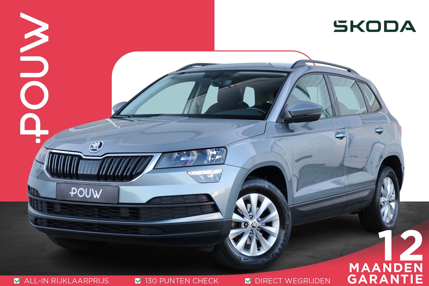 Skoda Karoq - 1.0 TSI 115pk Business Edition | Navigatie | Stoelverwarming| Cruise Control | Climate Con - AutoWereld.nl