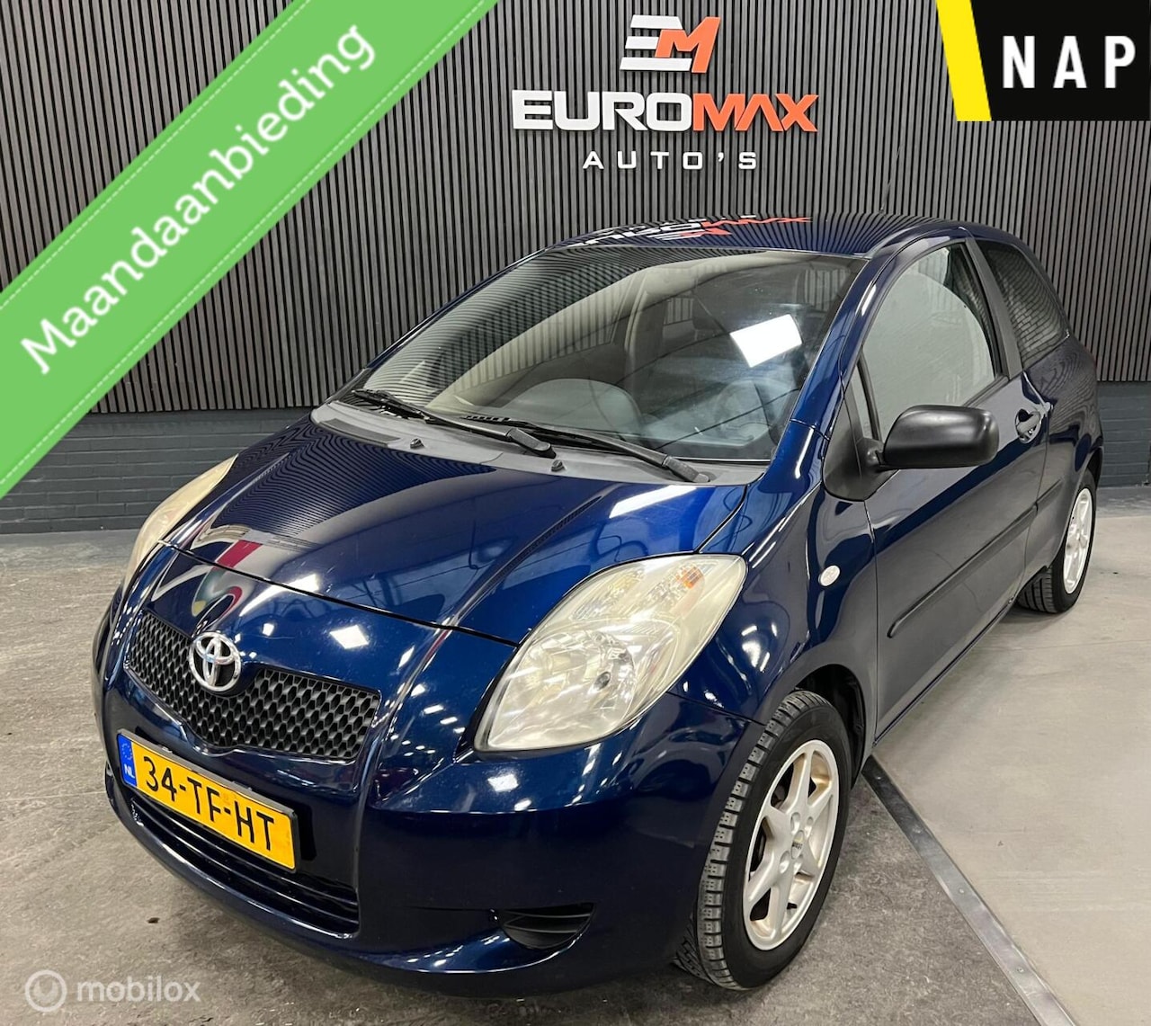 Toyota Yaris - 1.3 VVTi Terra NAP-Elektrische ramen & trekhaak - AutoWereld.nl