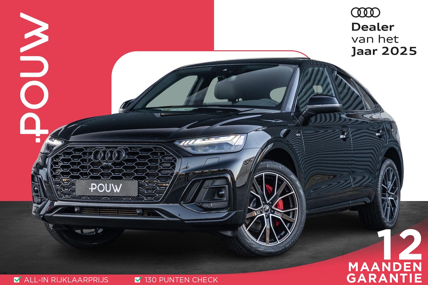 Audi Q5 Sportback - 50 TFSIe 299pk PHEV S Sdition | Panoramadak | Sportstoelen | Matrix Koplampen | Apple Carp - AutoWereld.nl