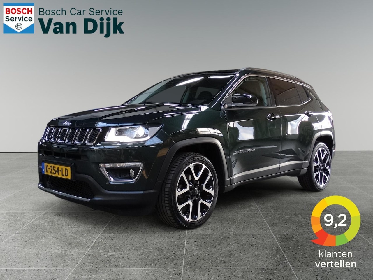 Jeep Compass - 1.3T Limited 150pk aut. / Carplay / Nette auto - AutoWereld.nl