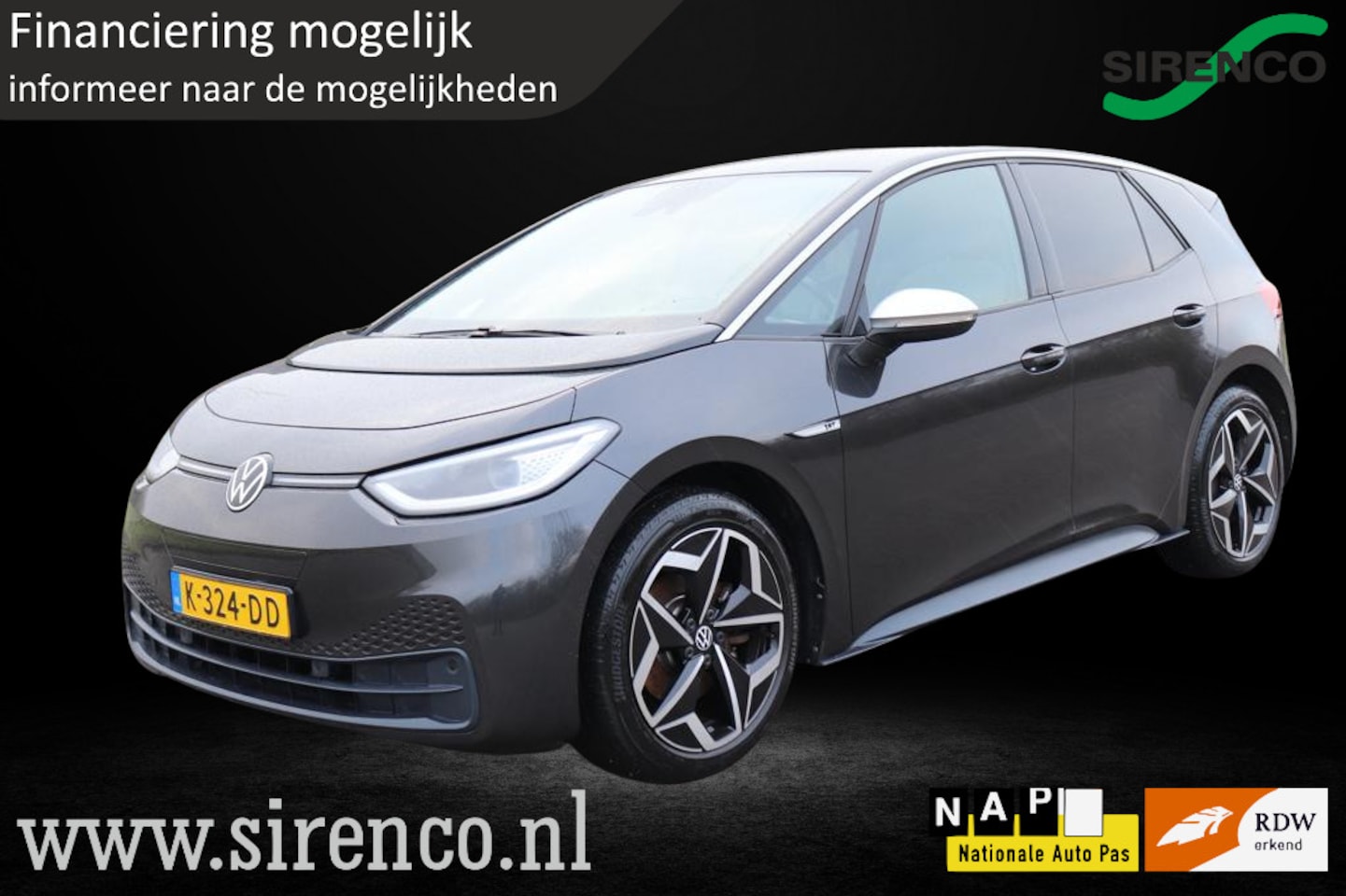 Volkswagen ID.3 - First Plus 58 kWh | stoel & stuurverwarming | adaptive cruise control | IQ light |sfeerver - AutoWereld.nl