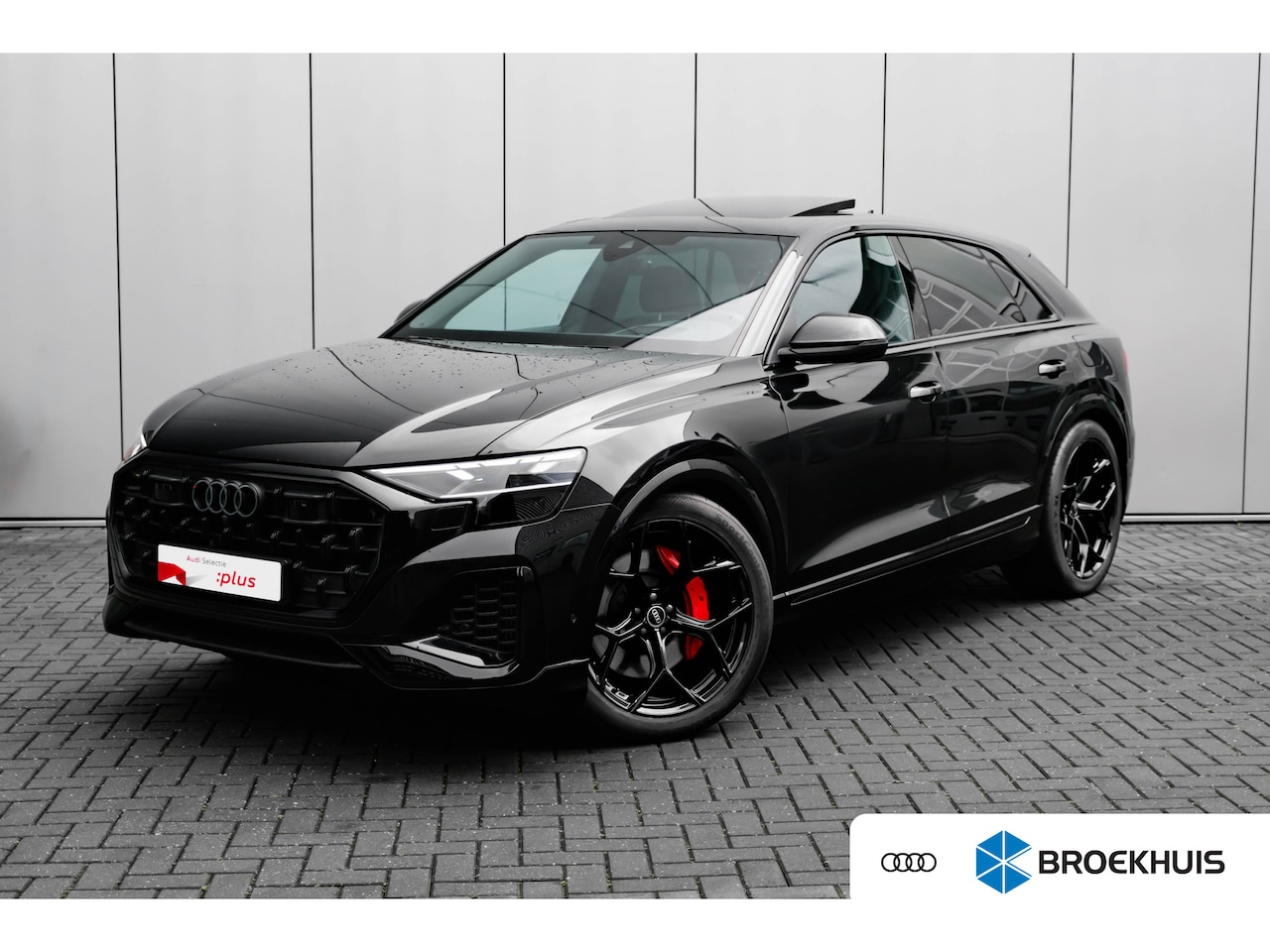 Audi Q8 - 55 TFSI e quattro Pro Line S 394PK | Panorama dak | Trekhaak | 360 Camera | Ledere bekledi - AutoWereld.nl