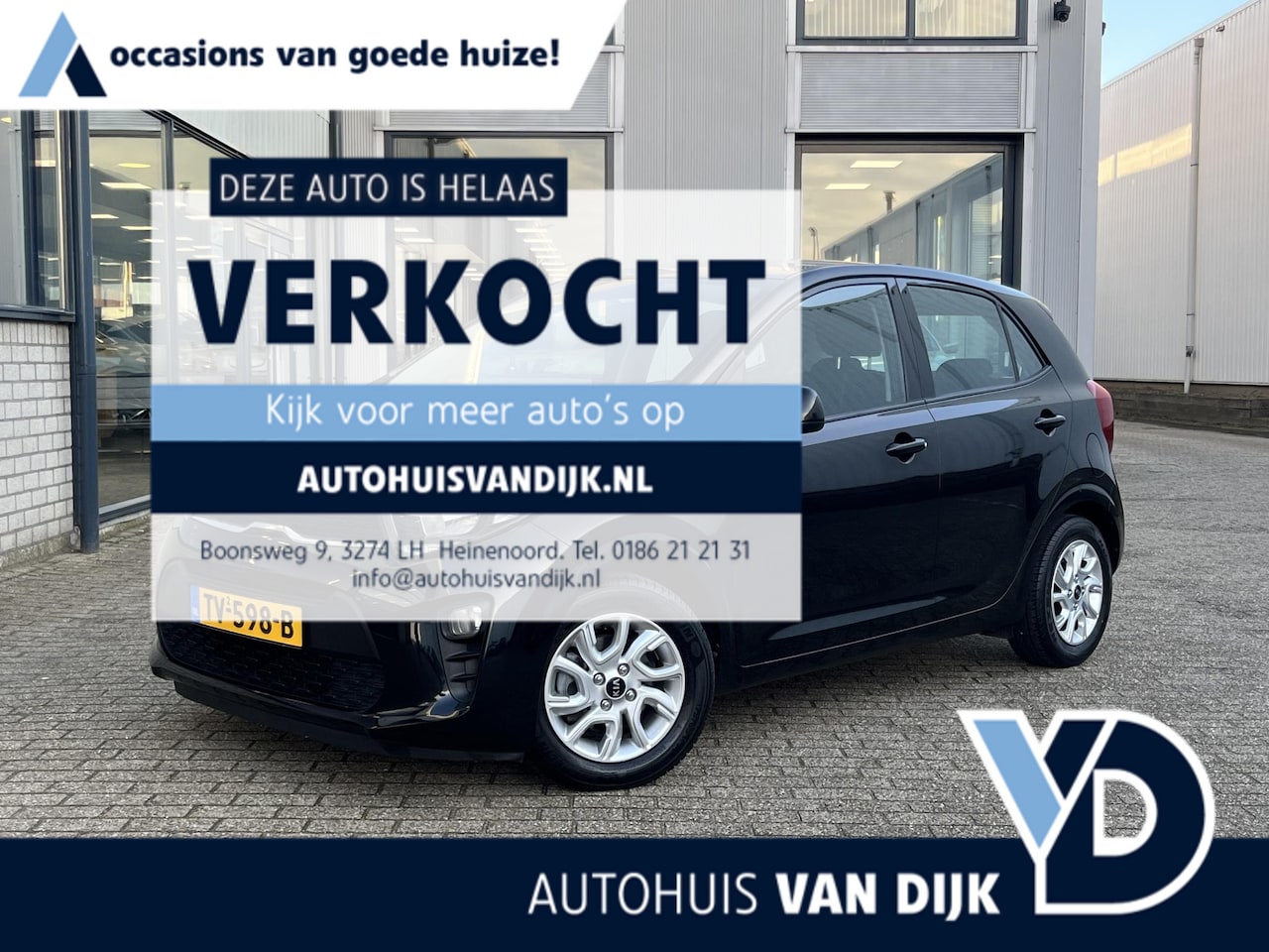 Kia Picanto - 1.0 CVVT ComfortPlusLine Navigator | NL Auto/Navi/Airco/14"/Camera/Apple CarPlay-Android A - AutoWereld.nl