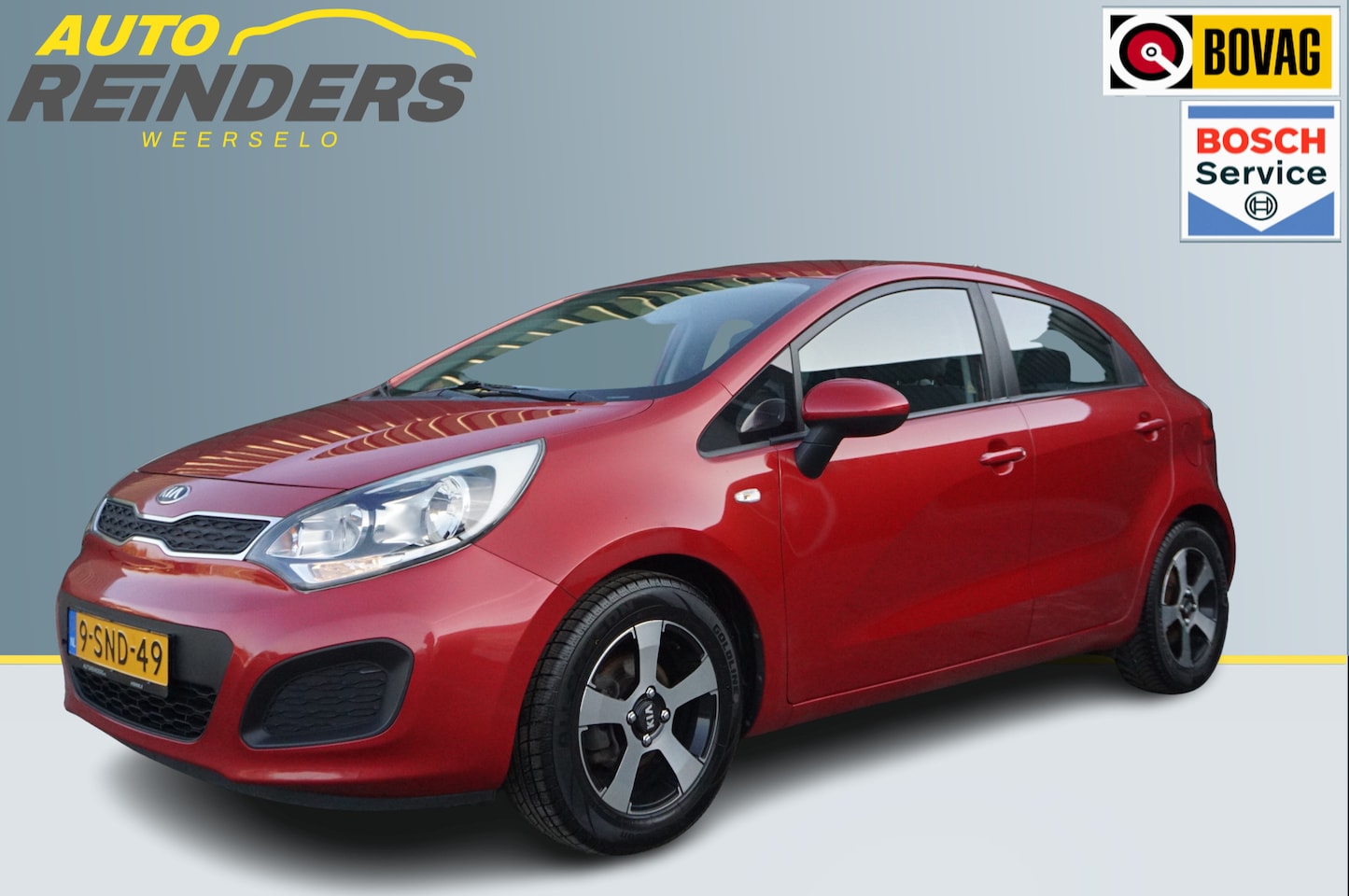 Kia Rio - 1.2 CVVT Comfort Pack 5-drs + Airco/ Velgen/ Bluetooth/ Mooi!/ Garantie! - AutoWereld.nl