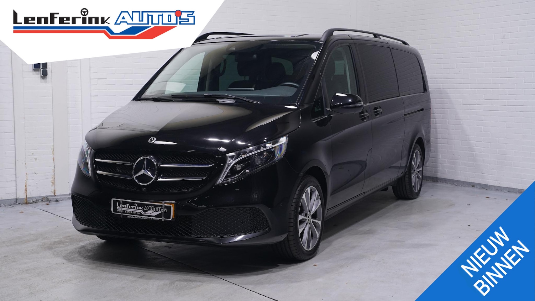 Mercedes-Benz V-klasse - V 300d Avantgarde Dubbel Cabine L3 Navi Luchtvering Sportstoelen LED Koplampen 360 Camera - AutoWereld.nl