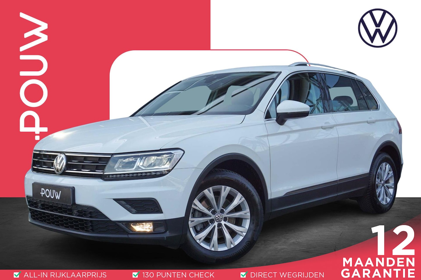 Volkswagen Tiguan - 1.5 TSI 130pk Comfortline Business | Trekhaak | Elektrische Achterklep | Stoelverwarming - AutoWereld.nl