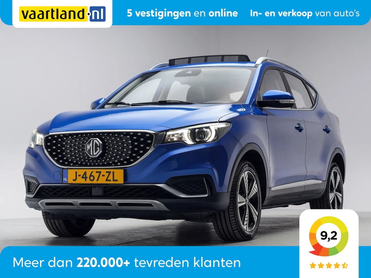 MG ZS - Luxury 45 kWh [ Panoramadak Leder Nav Cam ] - AutoWereld.nl