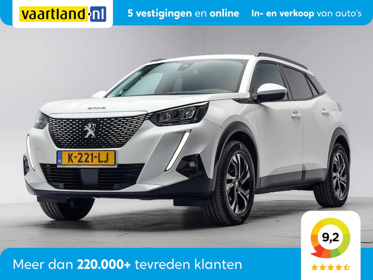 Peugeot e-2008 - EV Allure 50kWh 3 fase [ LED Navi Camera ] - AutoWereld.nl