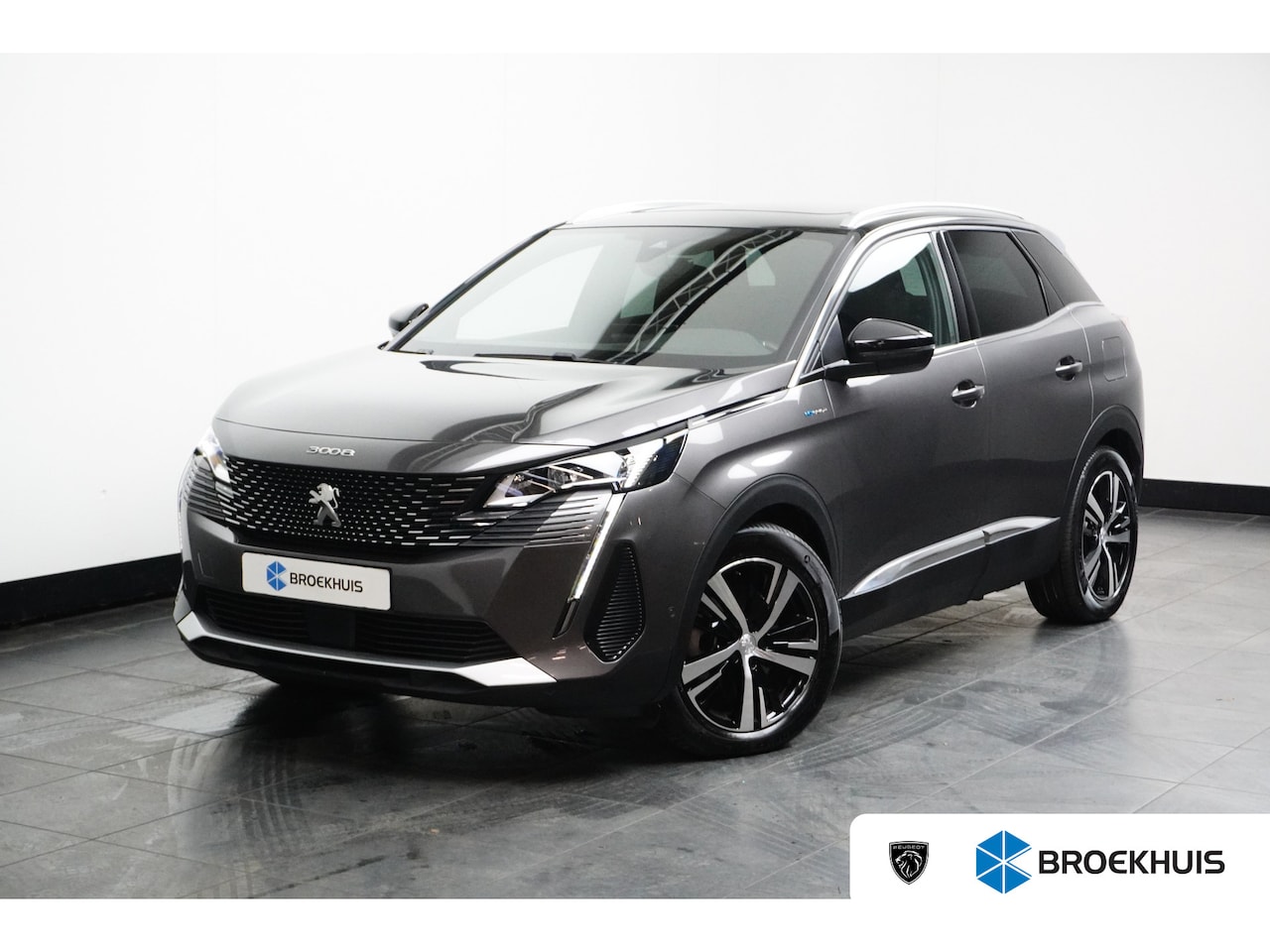 Peugeot 3008 - 1.6 HYbrid4 300 GT Panorama Dak | Leder/Stof | 18" Lichtmetaal | Carplay | LED | Parkeerse - AutoWereld.nl