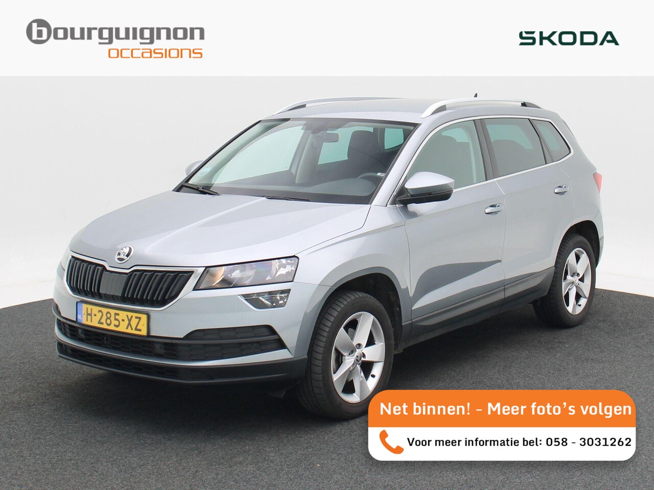 Skoda Karoq - 1.5 TSi ACT Ambition 150 Pk | Wegklapbare Trekhaak | Camera | Navigatie | CarPlay | Stoelv - AutoWereld.nl
