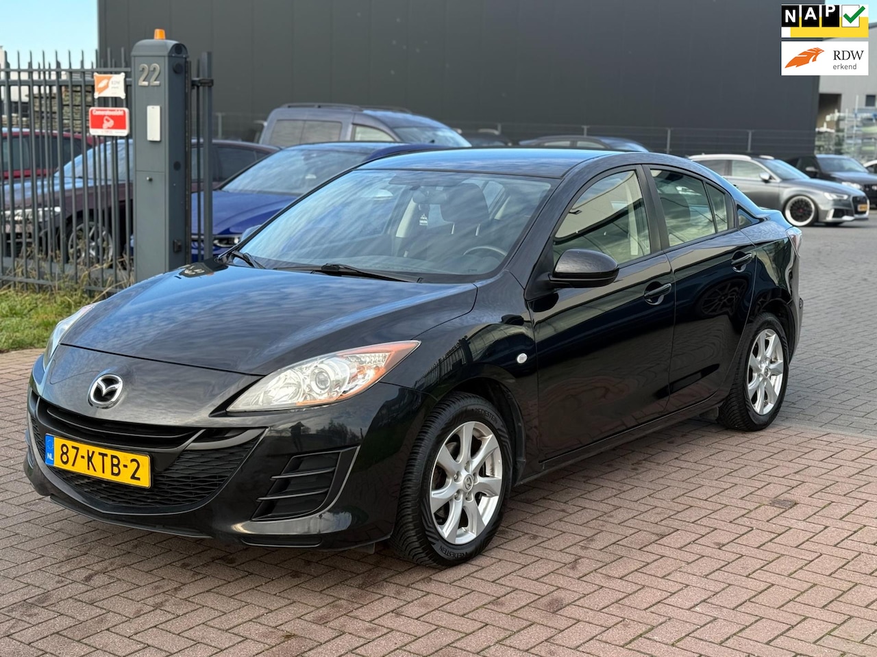 Mazda 3 - 1.6 Business 2010 NAP 105PK Zwart Navi Lm - AutoWereld.nl