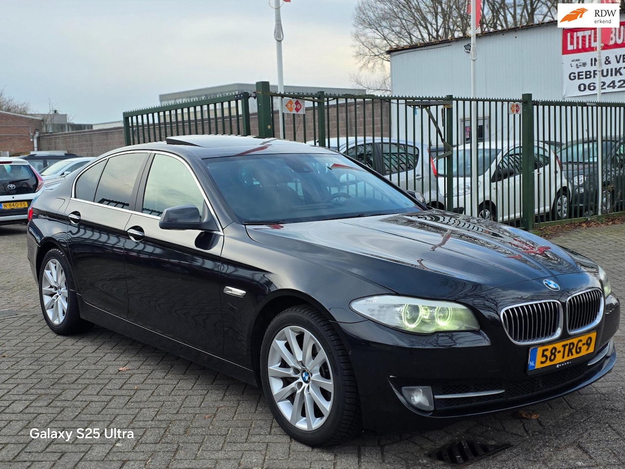 BMW 5-serie - 535i High Executive Automaat leerbekeleding stoelverwarming massage stoel achteruit camera - AutoWereld.nl