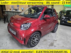 Smart Fortwo cabrio - EQ Comfort PLUS Leder - stoel/stuur verwarming - JBL sounsystem - camera - Full Led - 12 m