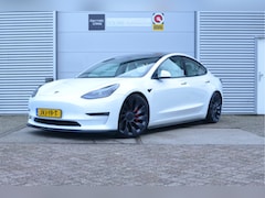 Tesla Model 3 - Performance AWD 75 kWh Enhanced AutoPilot3.0, Verlaagd, Bodykit