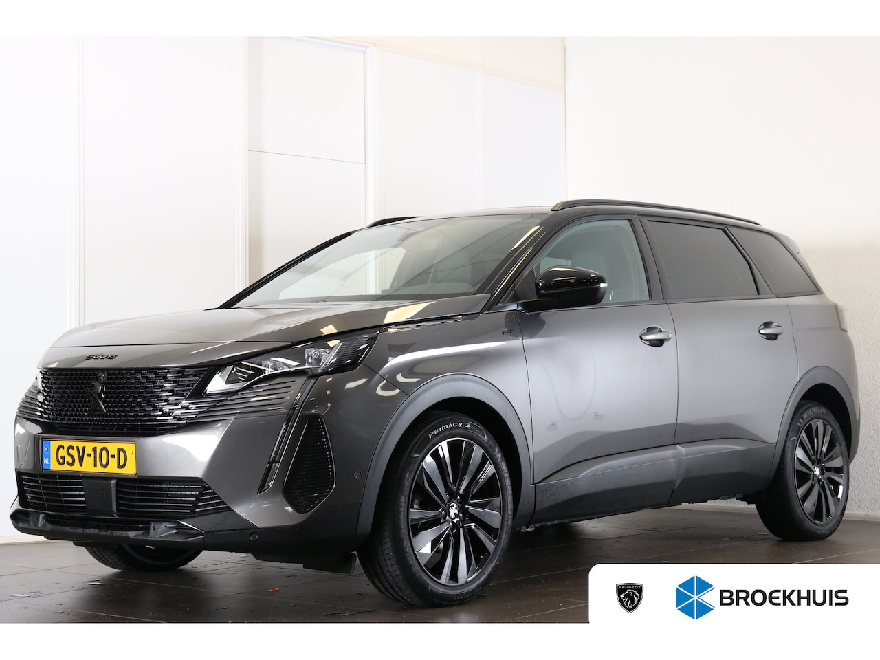 Peugeot 5008 - 1.2 Hybrid GT | Stoelen alcantara e. verstelb./ verw. | Panoramadak | Navi | Black Pack | - AutoWereld.nl