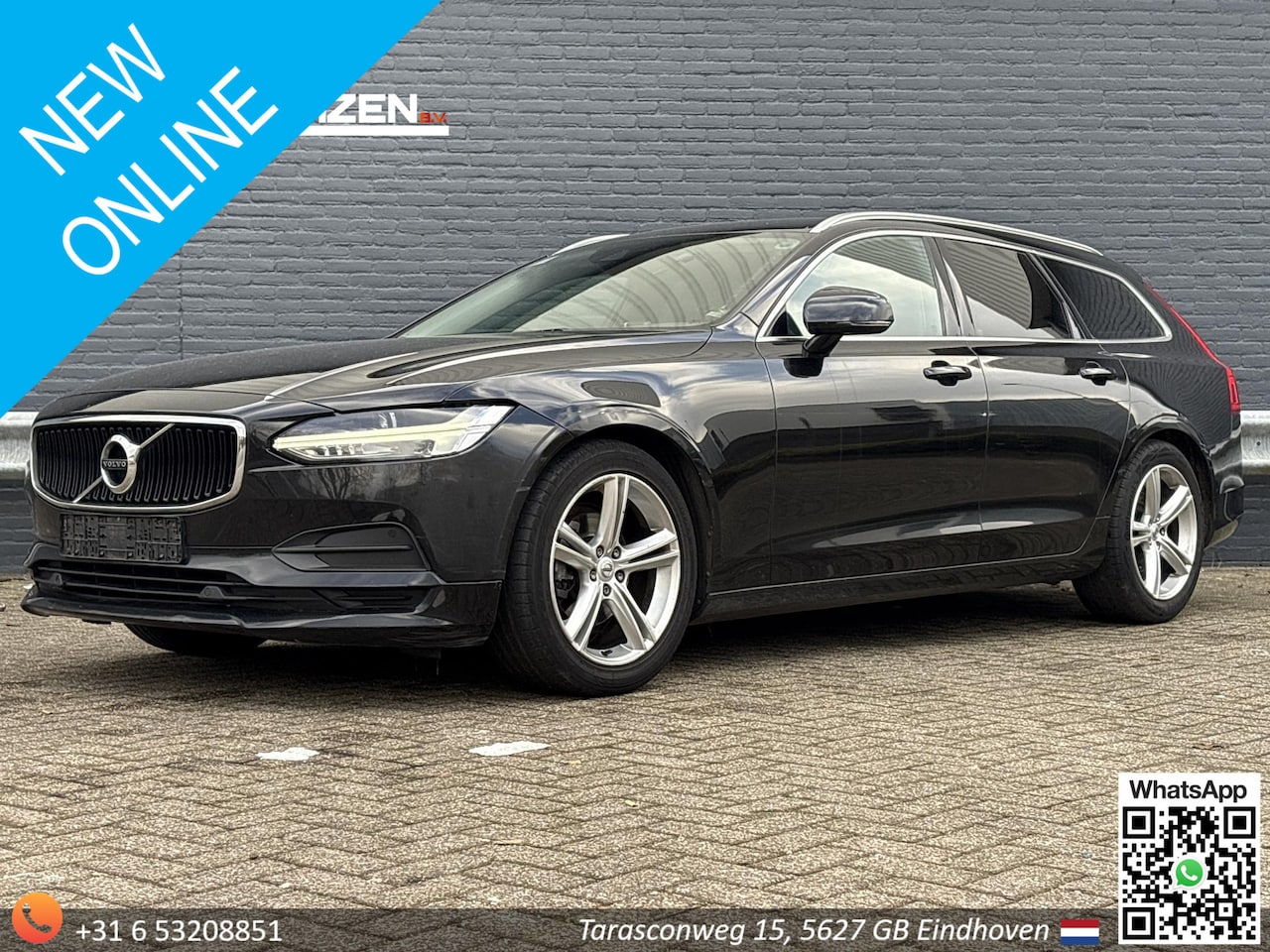 Volvo V90 - 2.0 D4 Momentum Aut. | € 8.900,- NETTO! | Stoelverwarming | Climate | Cruise | Navi | Came - AutoWereld.nl