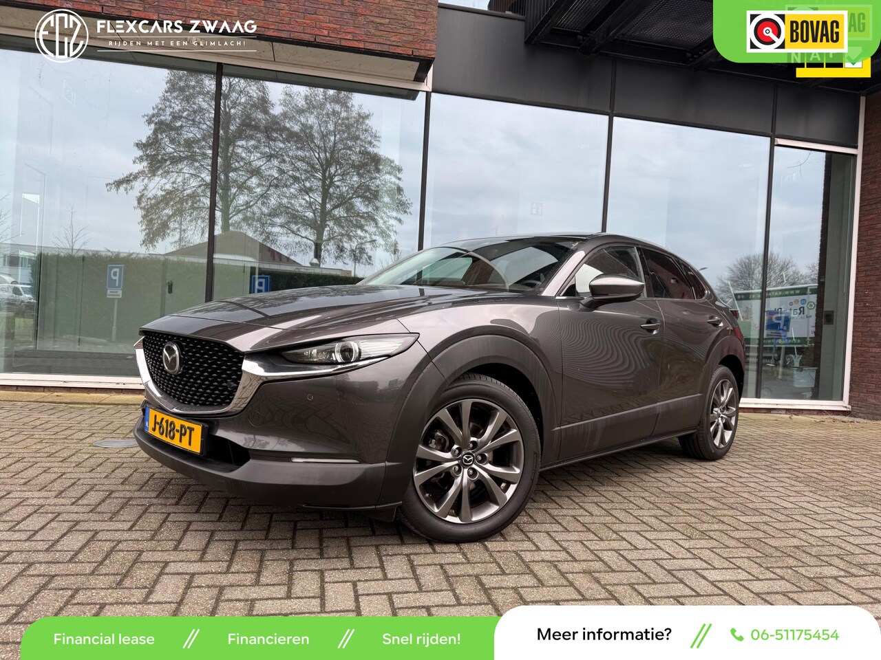 Mazda CX-30 - 2.0 e-SkyActiv-X M Hybrid Luxury - Automaat - Navi - Leder - Org.NL - AutoWereld.nl