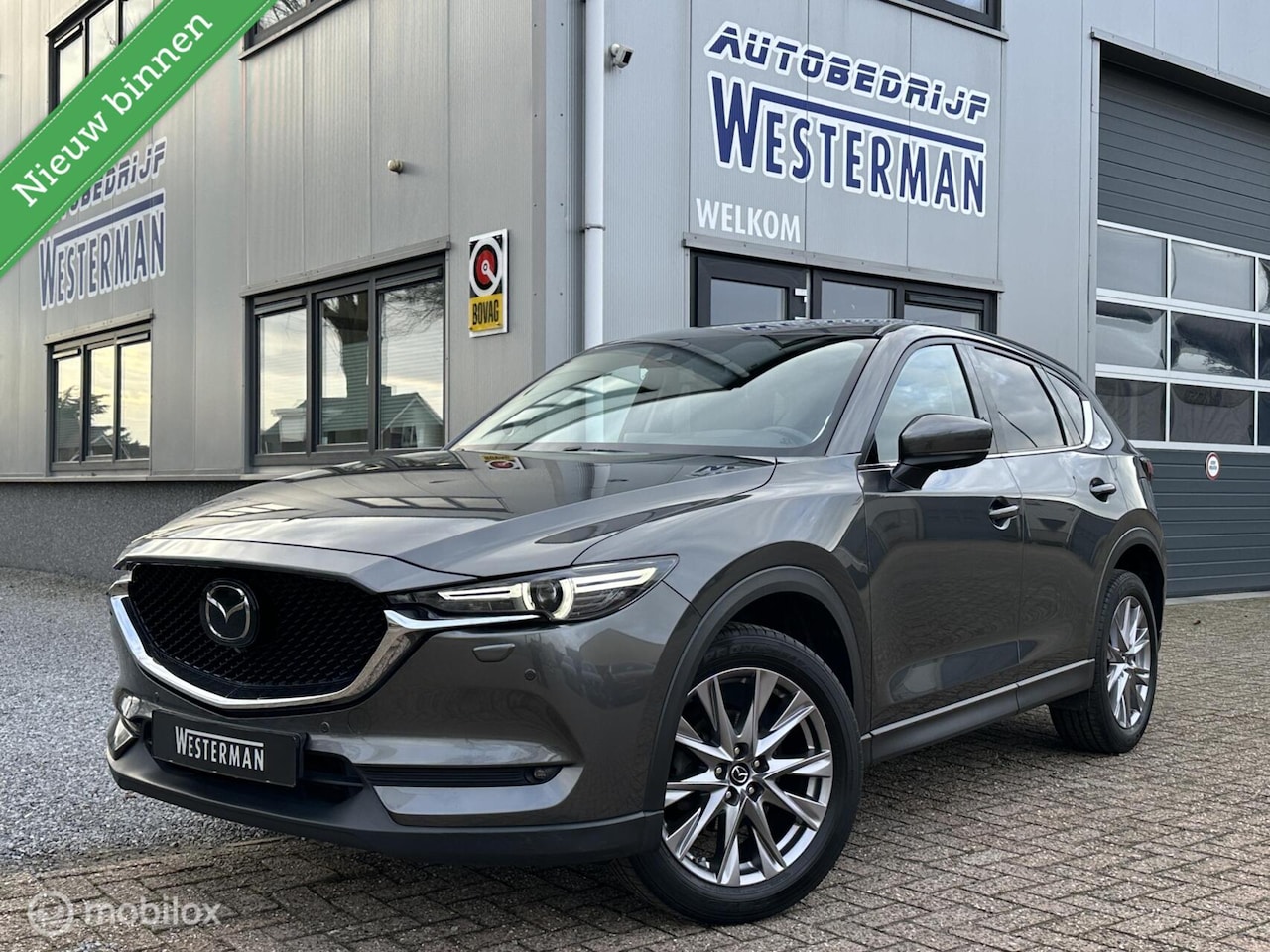 Mazda CX-5 - 2.0 SkyActiv-G 165 Aut Luxury VOL Acc Leer 360º Cam Carplay Bose Trekh. etc. - AutoWereld.nl