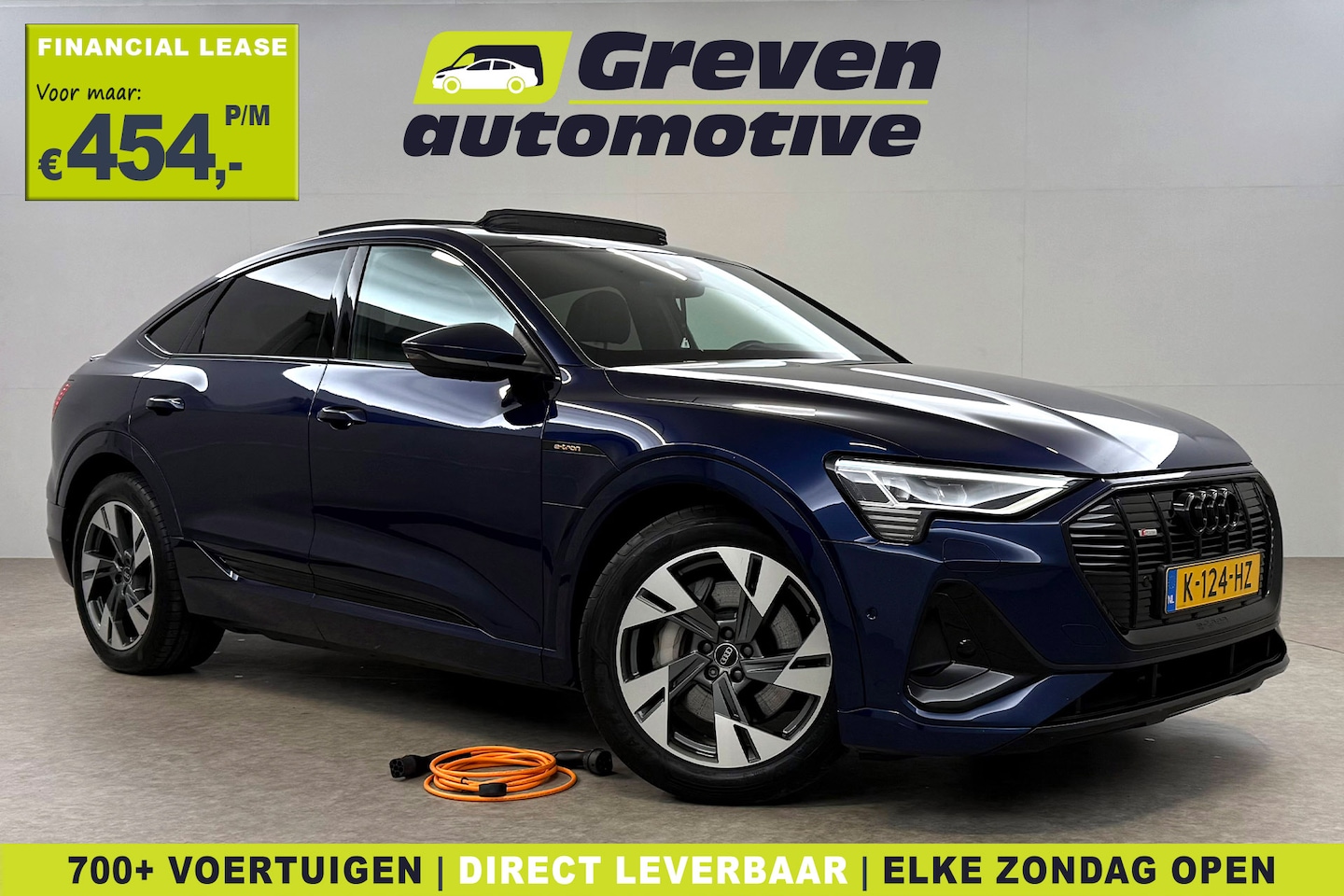 Audi e-tron Sportback - 50 Quattro S-Line 71 kWh | SOH 92% | Snelladen | Pano | Memory | Virtual | Camera | Adap. - AutoWereld.nl