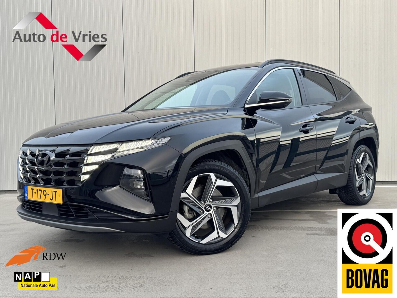 Hyundai Tucson - 1.6 T-GDI HEV Premium|NL-Auto|Leder|Navi - AutoWereld.nl