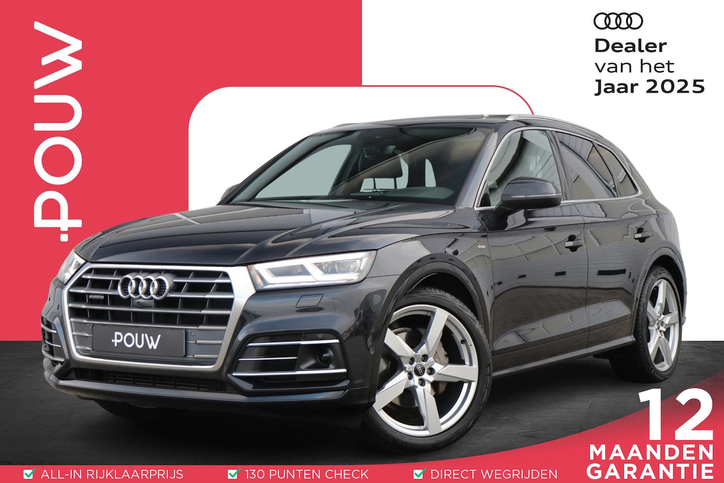 Audi Q5 - 2.0 TFSI 252pk quattro Sport Pro Line S | Luchtvering | Panoramadak | B&O geluid | Trekhaa - AutoWereld.nl