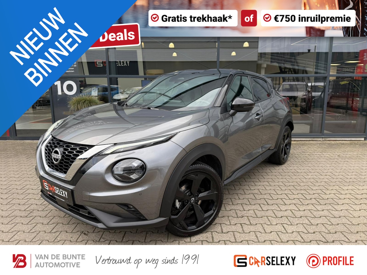 Nissan Juke - 1.0 DIG-T Tekna *ACC & Stoelverwarming* - AutoWereld.nl