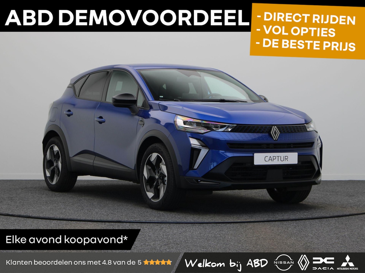 Renault Captur - 1.8 E-Tech full hybrid 160 techno | Stoel en stuurwielverwarming | Navi | Cruise | LED | A - AutoWereld.nl
