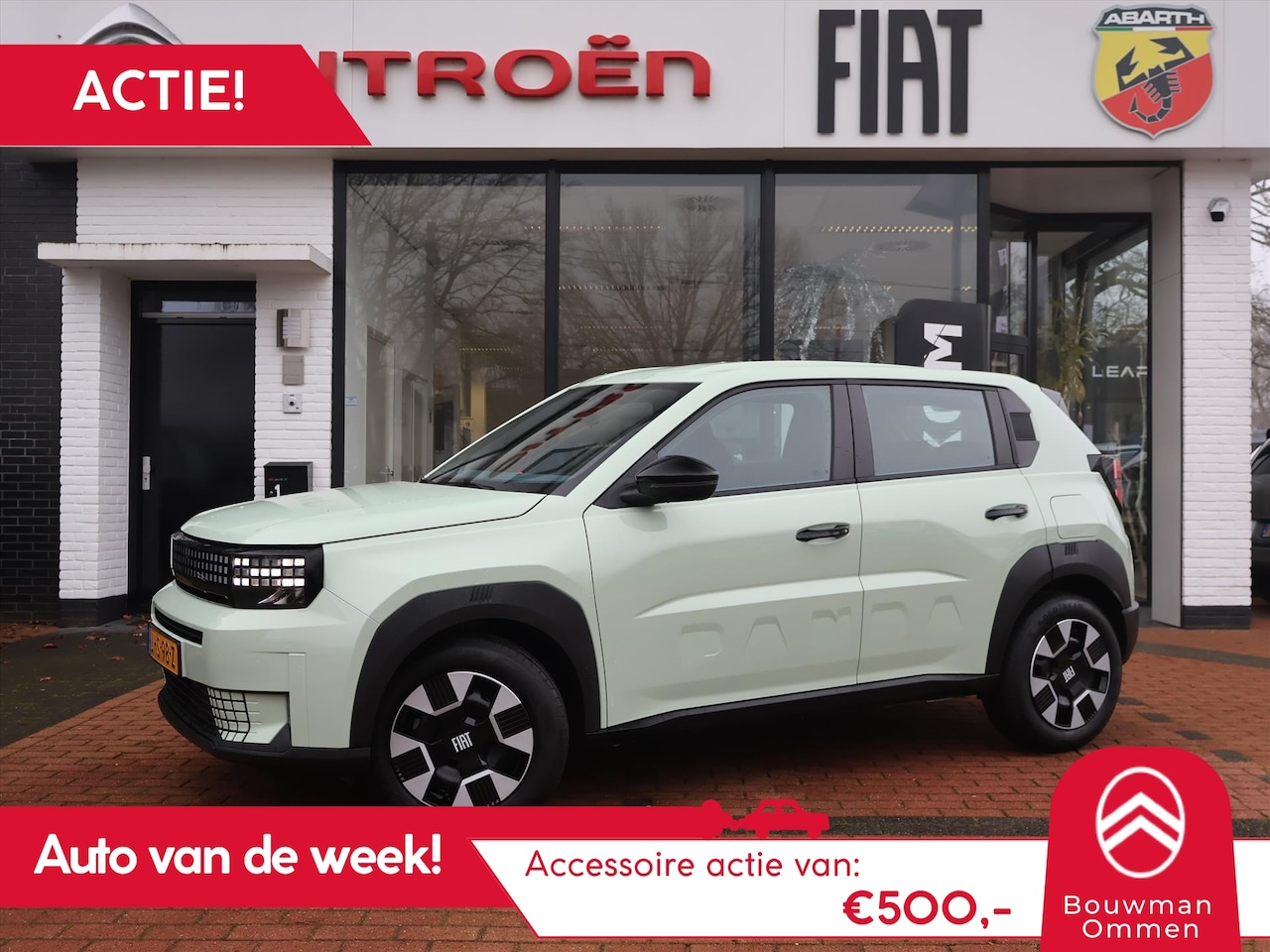 Fiat Grande Panda - *Auto van de Week!* 1.2 Turbo 110PK Hybrid eDCT6 Automaat Icon, Rijklaarprijs NIEUW | Navi - AutoWereld.nl