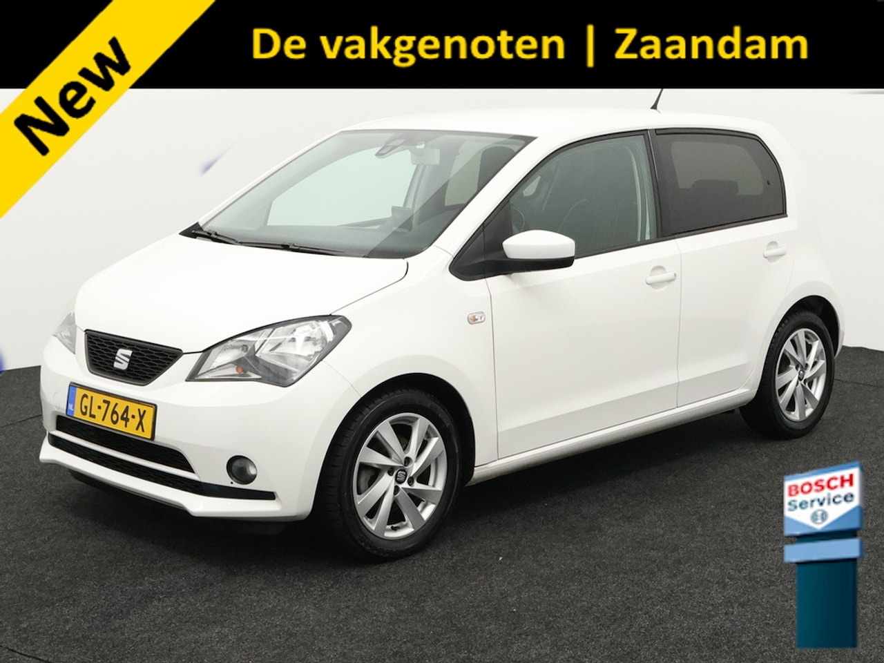 SEAT Mii - 1.0 Sport Connect Airco, Boordcomputer, cruise control, hill hold functie, Parkeersensor a - AutoWereld.nl