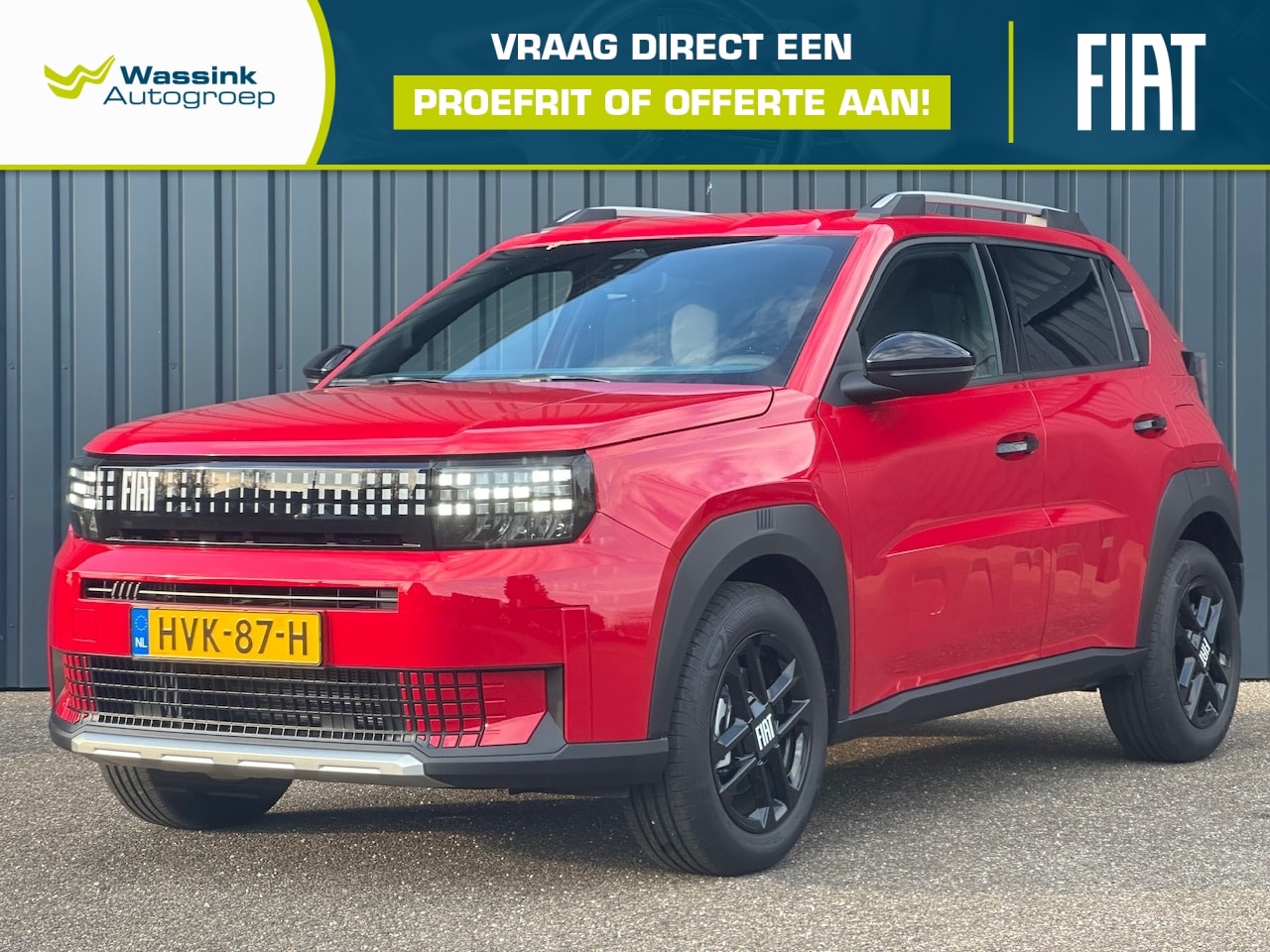 Fiat Grande Panda - 1.2 Hybrid 100pk AUTOMAAT Icon | Style Pack | Lichtmetaal | Privacy glass - AutoWereld.nl