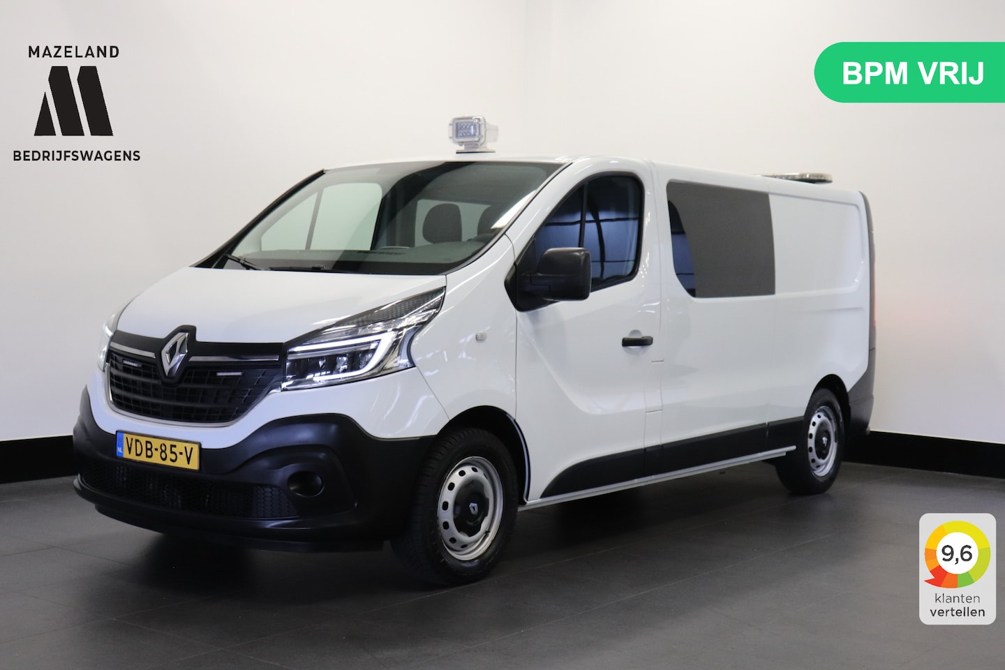 Renault Trafic - 2.0 dCi 120PK L2 Dubbele cabine EURO 6 - Airco - Navi - Cruise - € 17.500,- Excl. - AutoWereld.nl