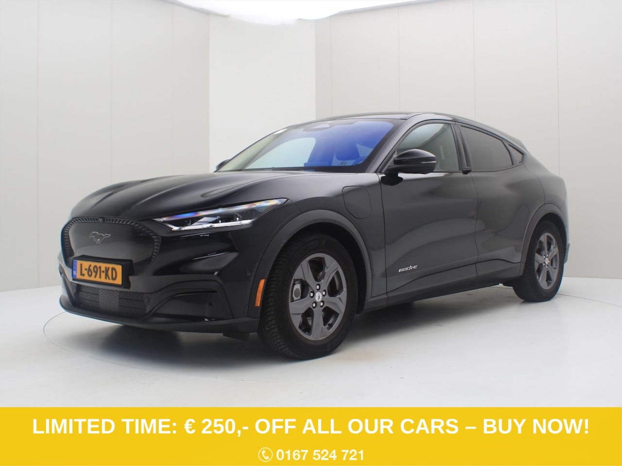 Ford Mustang Mach-E - 75kWh 269pk RWD Tech Pack [ LEDER+STOEL/STUURWIELVERWARMING+CARPLAY ] - AutoWereld.nl