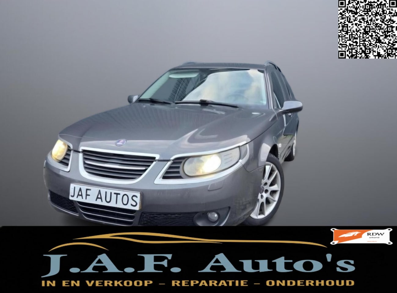 Saab 9-5 Estate - 2.0turbo Leder AUTOMAAT luxe! - AutoWereld.nl