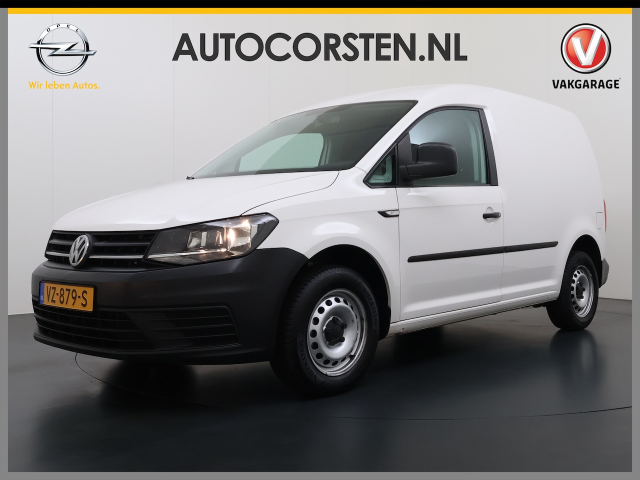 Volkswagen Caddy - 1.6TDI L1H1 Airco Cruise Control Trendline Betonplex vloer Schuifdeur Achterdeuren 1e Eige - AutoWereld.nl
