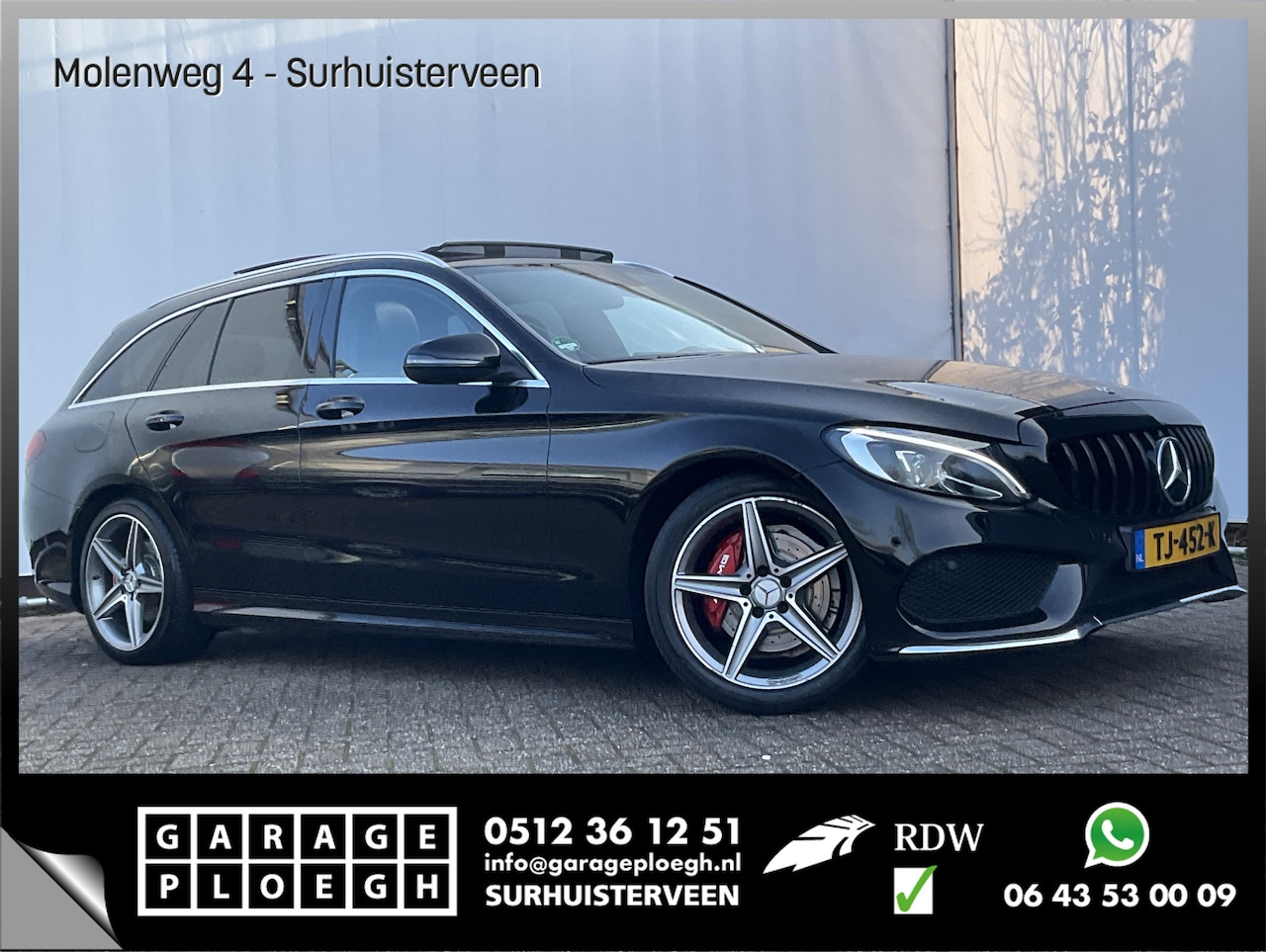 Mercedes-Benz C-klasse Estate - 220 CDI Premium Pano Elek.Trekhaak Burmester Stoelverw Elek.Klep UITSRALING! - AutoWereld.nl
