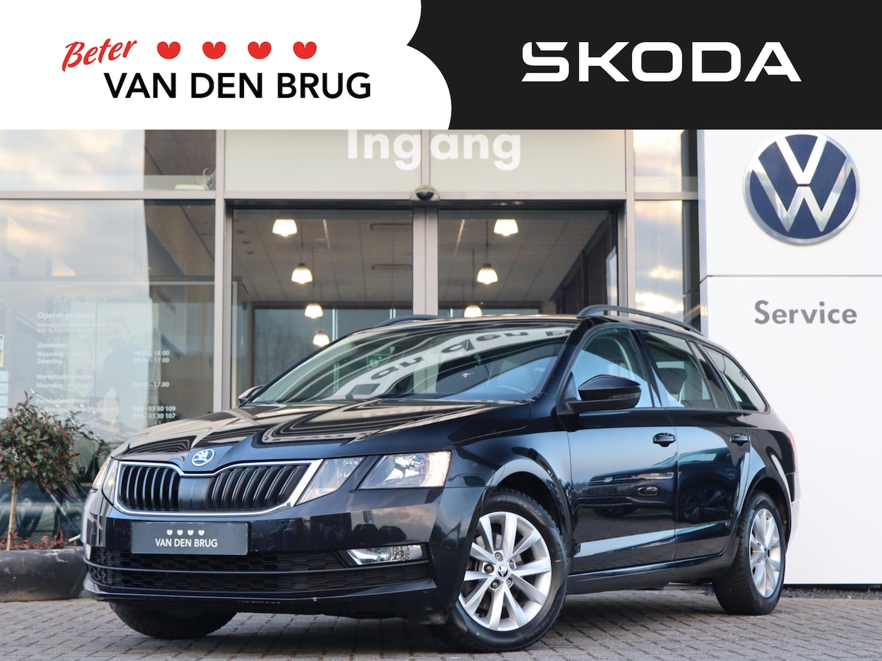 Skoda Octavia Combi - 1.5 TSI 150 pk Executive | Navigatie | SmartLink | Cruise control | PDC Achter | Climatron - AutoWereld.nl
