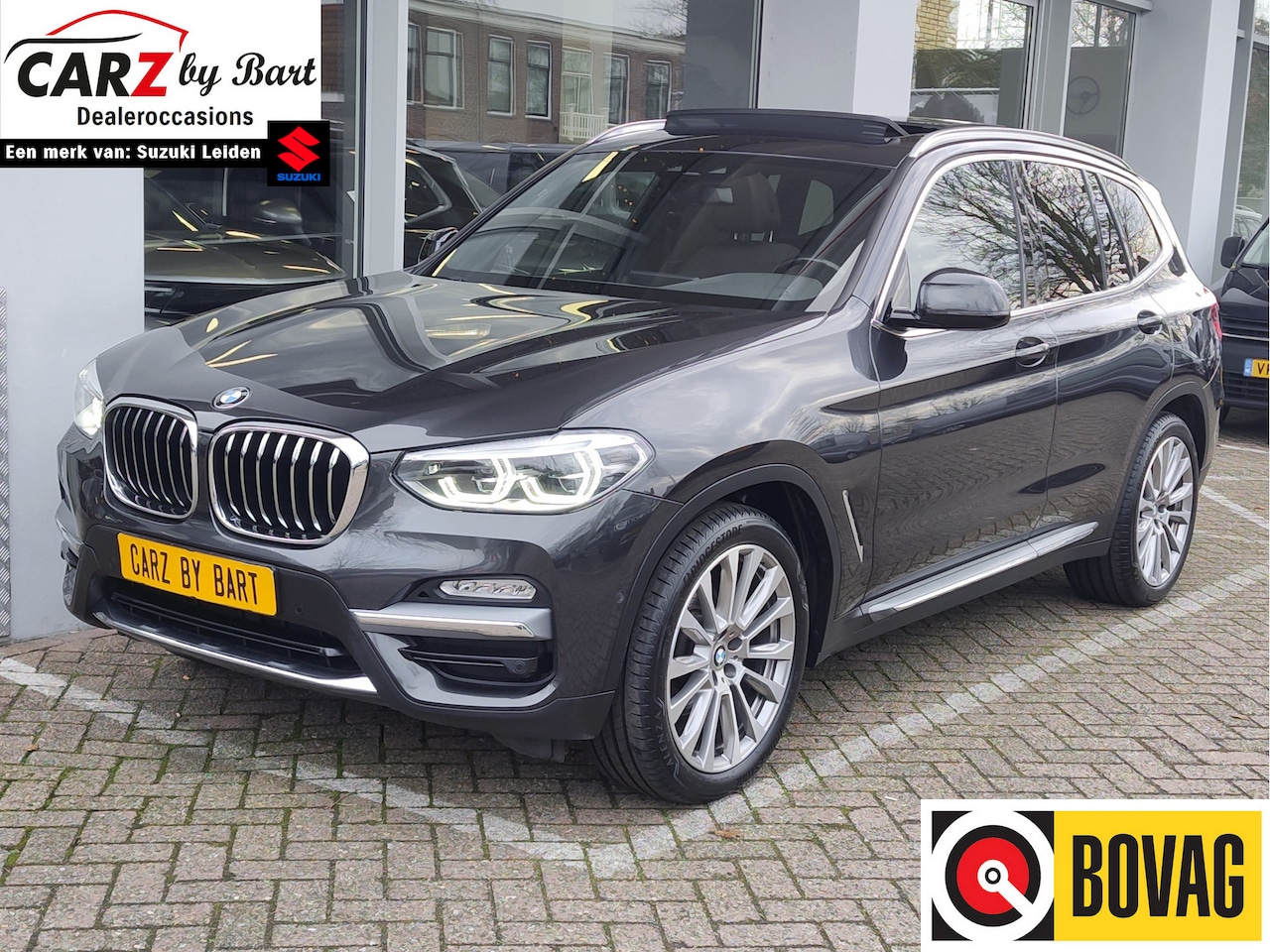 BMW X3 - xDRIVE20i HIGH EXECUTIVE AUTOMAAT Open dak | Bruin leder | Trekhaak | Stoelverwarming - AutoWereld.nl