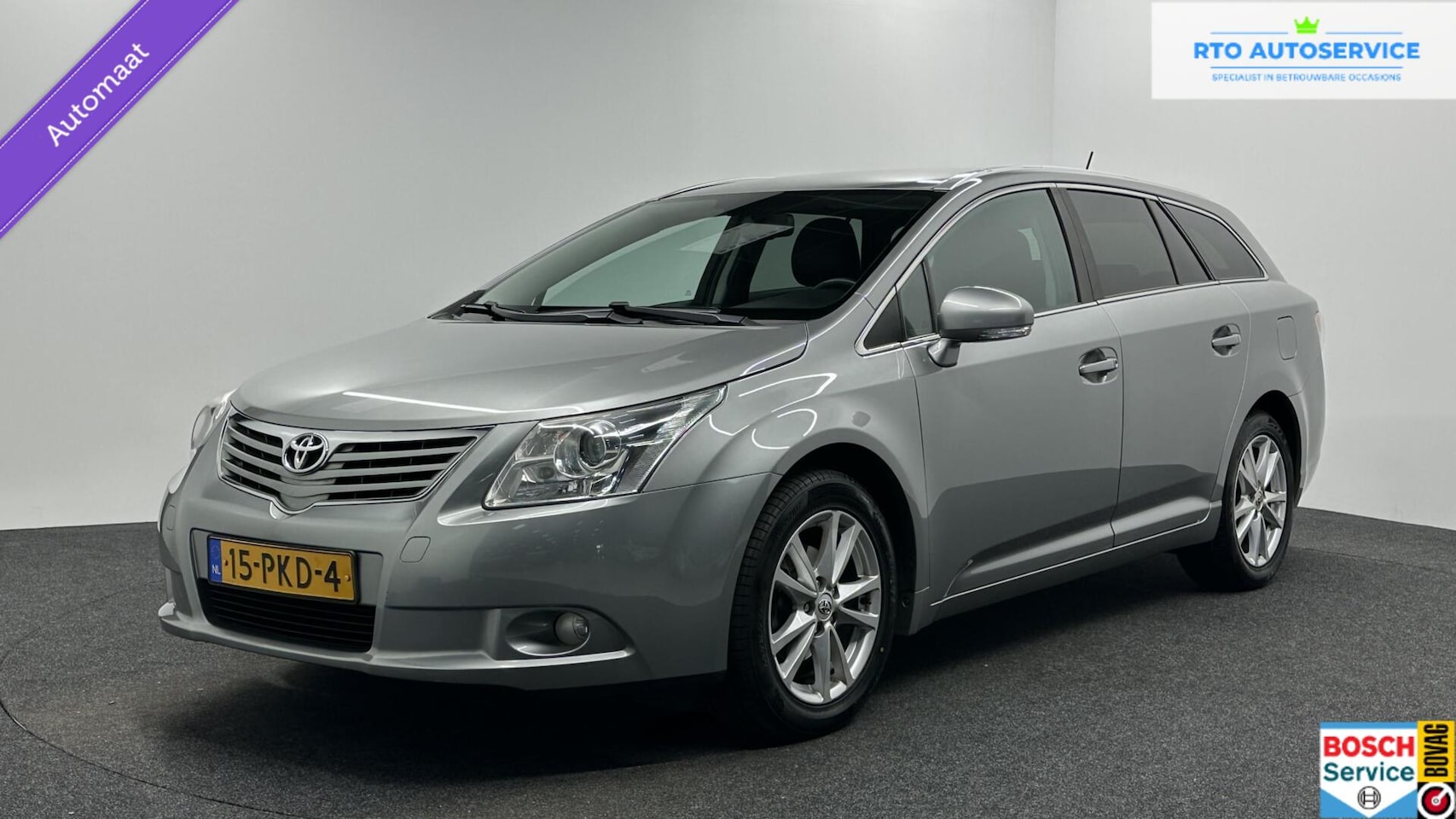 Toyota Avensis - 1.8 VVTi Business NAVI TREKHAAK LEER ECC CRUISE LM. - AutoWereld.nl