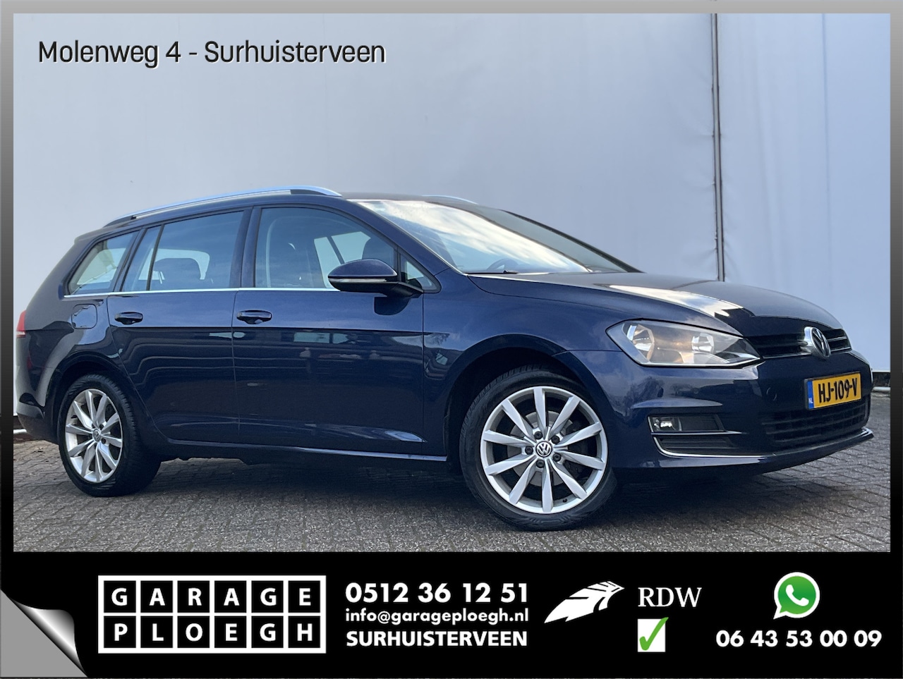 Volkswagen Golf Variant - 1.6 TDI Edition Trekhaak Carplay DAB Stoelverw Navi NL-Auto Voll.Onderhouden! - AutoWereld.nl