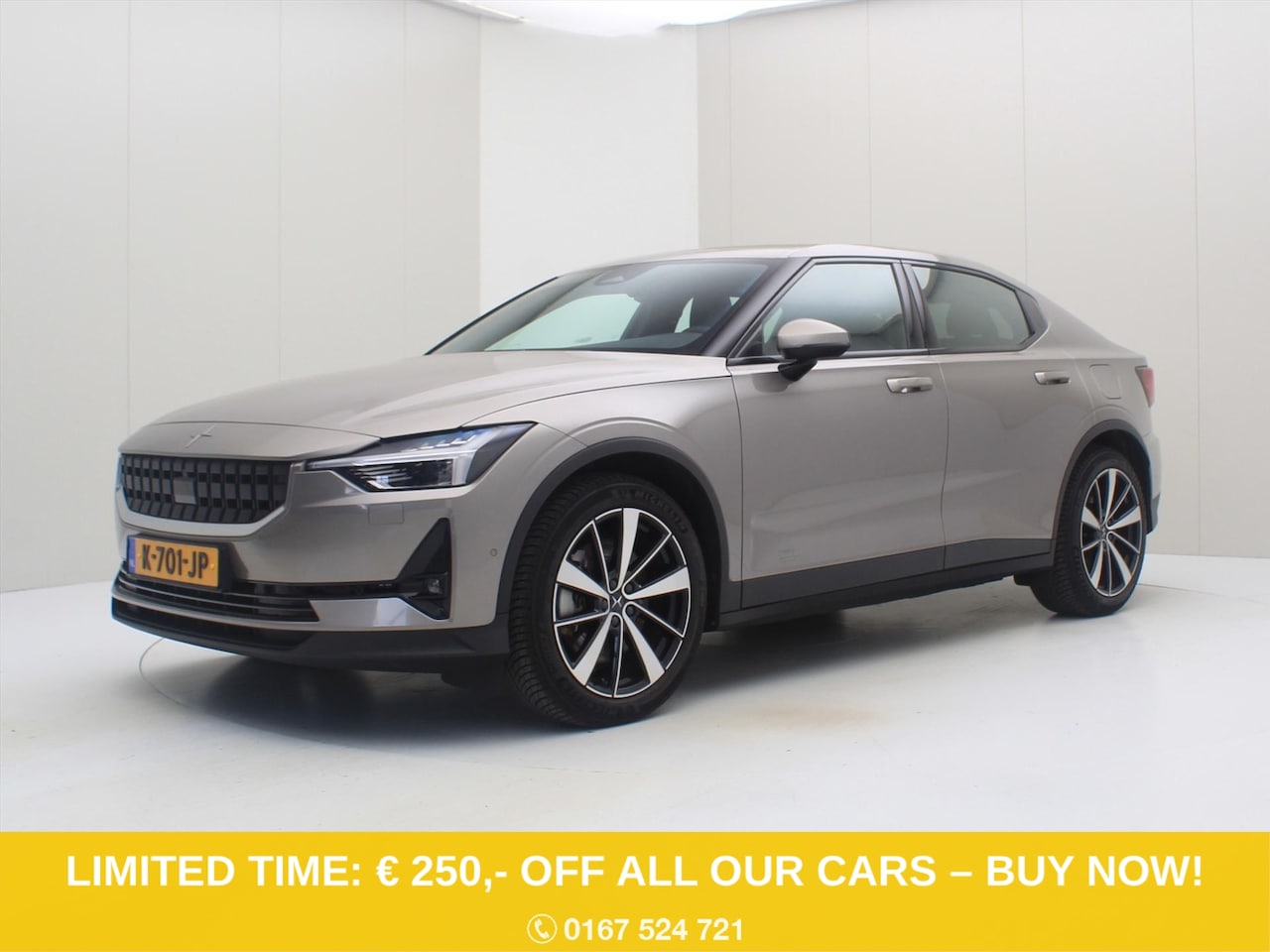 Polestar 2 - Long Range Dual Motor 408PK 78kWh 92.1% SoH [ PILOT PLUS+19 INCH+CARPLAY ] - AutoWereld.nl