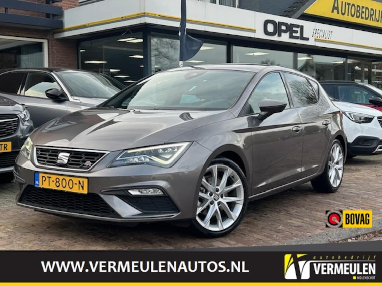 SEAT Leon - 1.8 TSI 180PK Automaat DSG-7 FR Business Intense + 18"/ Navi/ Clima/ Cruise/ Full-LED/ Car - AutoWereld.nl