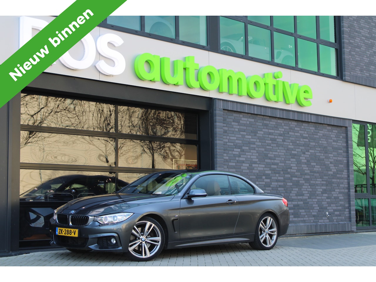 BMW 4-serie Cabrio - 428i M Sport | M-SPORT | H&K | NEKVERWARMING | KEYLESS | MEMORY | NAVI | - AutoWereld.nl