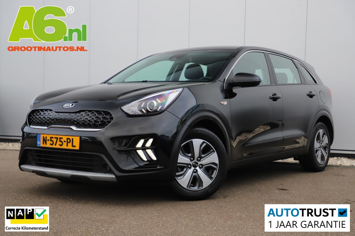 Kia Niro - 1.6 GDi Hybrid ComfortLine Automaat Carplay Android Navigatie LED Rijstrooksensor - AutoWereld.nl