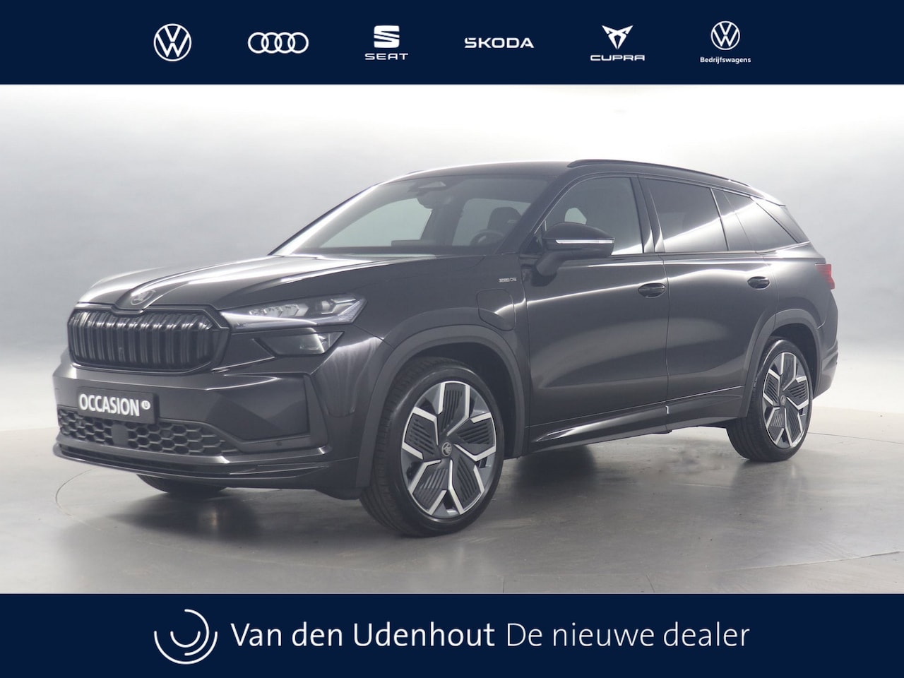 Skoda Kodiaq - 1.5 TSI 204pk PHEV Sportline Business DSG / Navigatie / Stoelverwarming / Camera / Trekhaa - AutoWereld.nl