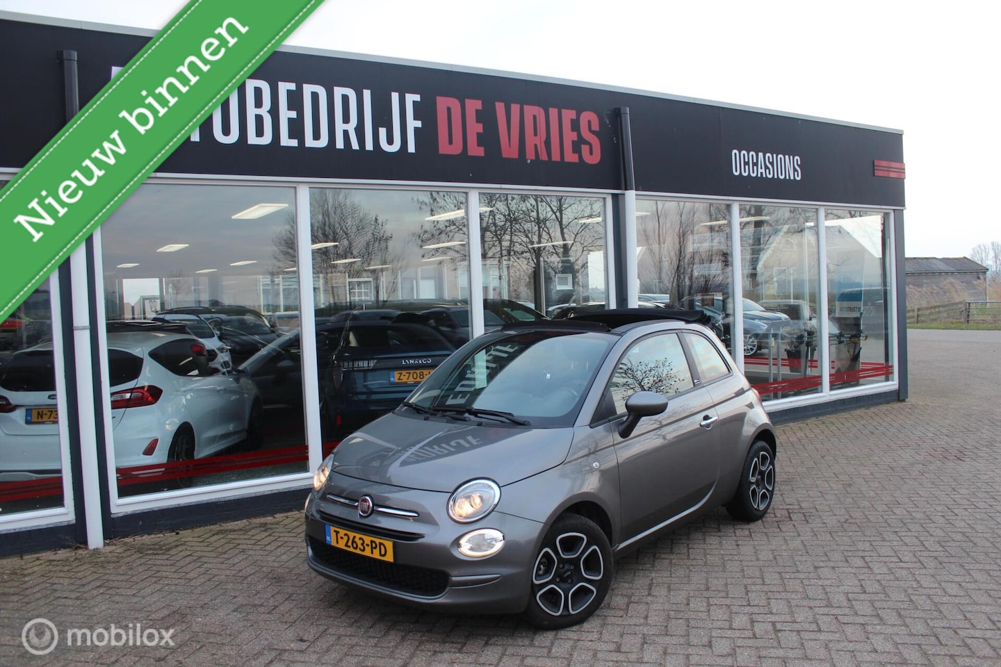 Fiat 500 C - abrio 1.0 Hybrid Airco/PDC/Carplay/Cruisecontrole - AutoWereld.nl