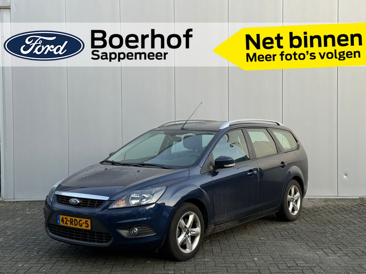 Ford Focus Wagon - 1.6 Comfort | 1e eigenaar | Dealer onderhouden | Voorruit verwarmd | Airco | Bluetooth | - AutoWereld.nl