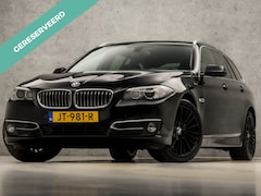 BMW 5-serie Touring - 528i Sport 245Pk Automaat (GROOT NAVI, LEDER, SCHERMEN ACHTERIN, MEMORY SEATS, CAMERA, COM