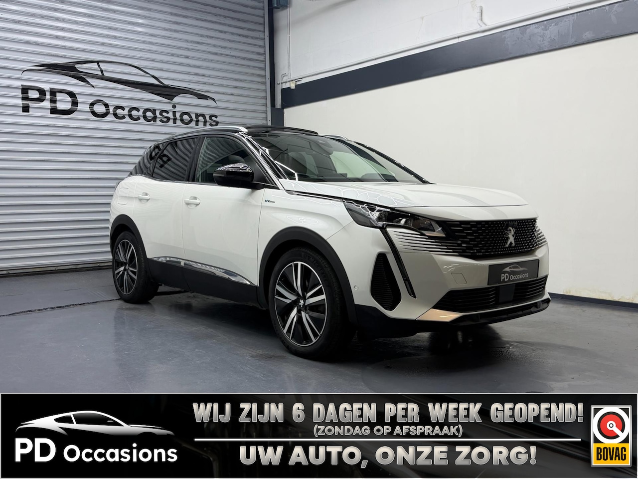 Peugeot 3008 - 1.6 HYbrid 225 GT - Pano - Trekhaak - Leer - Dode hoek - AutoWereld.nl