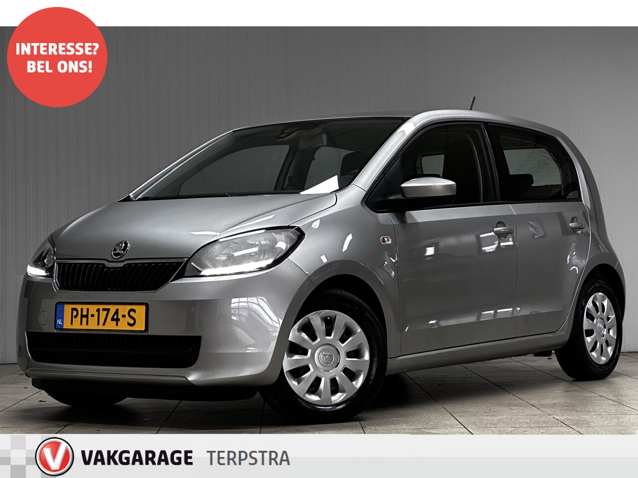 Skoda Citigo - 1.0 Greentech Ambition/ LED Dagrijverl./ 5-DRS/ Maps+More/ CRUISE/ Airco/ Bluetooth/ Elek. - AutoWereld.nl