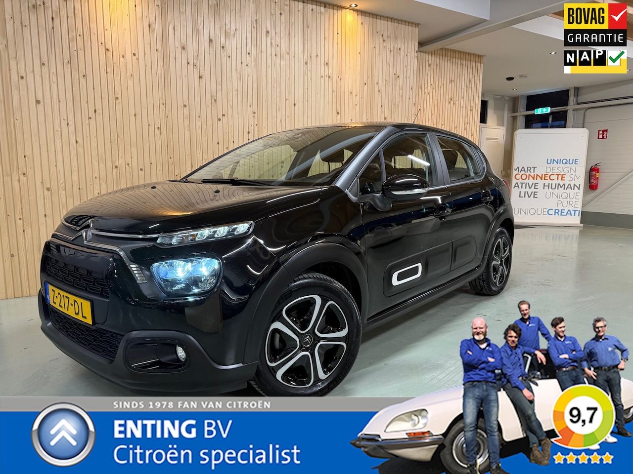 Citroën C3 - 1.2 PT PLUS ECC NAVI PDC CARPLAY/ANDROID FULL LED DAB+ - AutoWereld.nl
